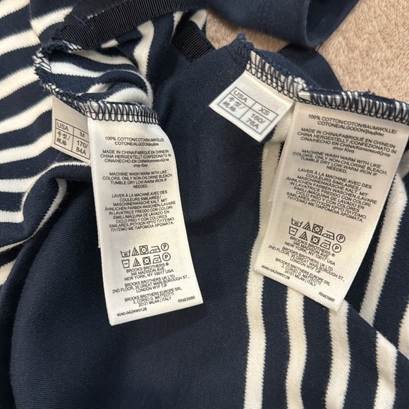 Brooks Brothers Blue and White Striped Knit Dress with a ¾ Sleeve Sweater… - Picture 12 of 12
